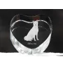 Shiba Inu - Hundebild im Kristall, Kristallherz, einzigartiger Bilderrahmen der Marke Art-Dog
