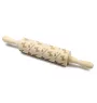 Shiba Inu, Japanese Small Size Dog, Japanese Brushwood Dog - rolling pin for dough with a dog, patterned rolling pin for ceramics, a gift for a cook from the Art-Dog brand