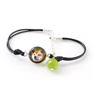 Shiba Inu - ensemble de bijoux avec votre photo, accessoire féminin, article fait main, produit fabriqué à la main avec passion pour la création de la marque Art-Dog