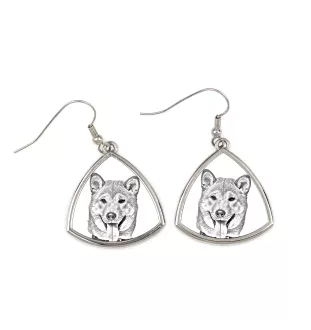 Shiba Inu - boucles d'oreilles avec chien, boucles d'oreilles pendantes avec photo, bijoux personnalisés avec impression de la marque Art-Dog