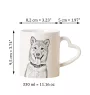 Shiba Inu, Japanese Small Size Dog, Japanese Brushwood Dog - cup with a dog, adorable cup with a heart-shaped handle, universal gift from the Art-Dog brand