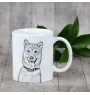 Shiba Inu kubek z psem I love Art-Dog