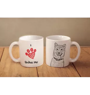 Shiba Inu - Tasse mit Hund, entzückende Tasse mit Grafik, Geschenk mit Ihrem Foto von der Marke Art-Dog