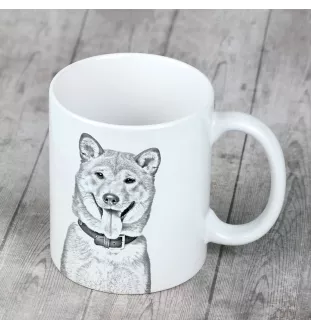 Shiba Inu - tasse avec chien, une tasse joyeuse pour les amoureux des chiens, un cadeau personnalisé de la marque Art-Dog