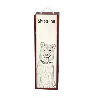 Shiba Inu pudełko na wino z psem Art-Dog