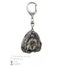 Shih Tzu I - Porte-clés argenté avec chien, décoration de sac à main, pendentif de sac à dos par la marque Art-Dog