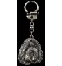 Shih Tzu, Chrysanthemum Dog I - Silver-plated key ring with dog, handbag decoration, backpack pendant by Art-Dog brand