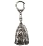 Shih Tzu, Chrysanthemum Dog - Silver-plated key ring with dog, handbag decoration, backpack pendant by Art-Dog brand