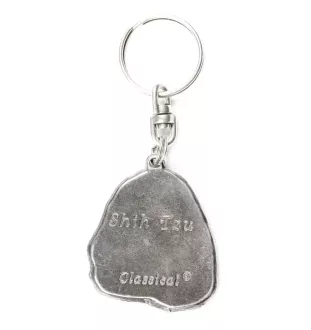 Shih Tzu I - Pendentif chien argenté, décoration de sac à main, pendentif sac à dos par la marque Art-Dog