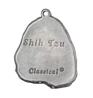 Shih Tzu I - Pendentif chien argenté, décoration de sac à main, pendentif sac à dos par la marque Art-Dog