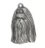 Shih Tzu - Pendentif chien argenté, décoration de sac à main, pendentif sac à dos par la marque Art-Dog