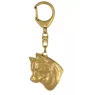 Siberian Husky, Chukcha - Gilded key ring with dog, handbag decoration, luxury accessory by Art-Dog brand