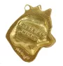 Siberian Husky, Chukcha - Gilded key ring with dog, handbag decoration, luxury accessory by Art-Dog brand