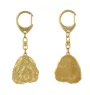 Shih Tzu, Chrysanthemum Dog I - Gilded key ring with dog, handbag decoration, luxury accessory by Art-Dog brand
