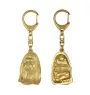 Shih Tzu, Chrysanthemum Dog - Gilded key ring with dog, handbag decoration, luxury accessory by Art-Dog brand