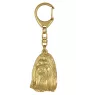 Shih Tzu - Porte-clés doré avec chien, décoration de sac à main, accessoire de luxe de la marque Art-Dog