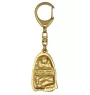 Shih Tzu - Vergoldeter Schlüsselanhänger mit Hund, Handtaschenschmuck, Luxus-Accessoire der Marke Art-Dog