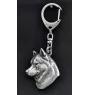 Siberian Husky - Versilberter Schlüsselanhänger mit Hund in einer Geschenkbox, Handtaschenschmuck, Rucksackanhänger der Marke Art-Dog