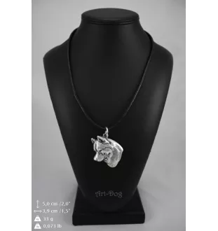 Siberian Husky - Halskette mit Hund, versilberter Anhänger für Hundefans, einzigartiger Schmuck der Marke Art-Dog