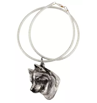 Husky de Sibérie, Husky sibérien - Collier pour chien, bijoux uniques pour les fans de chiens, pendentif vipère unique de la marque Art-Dog