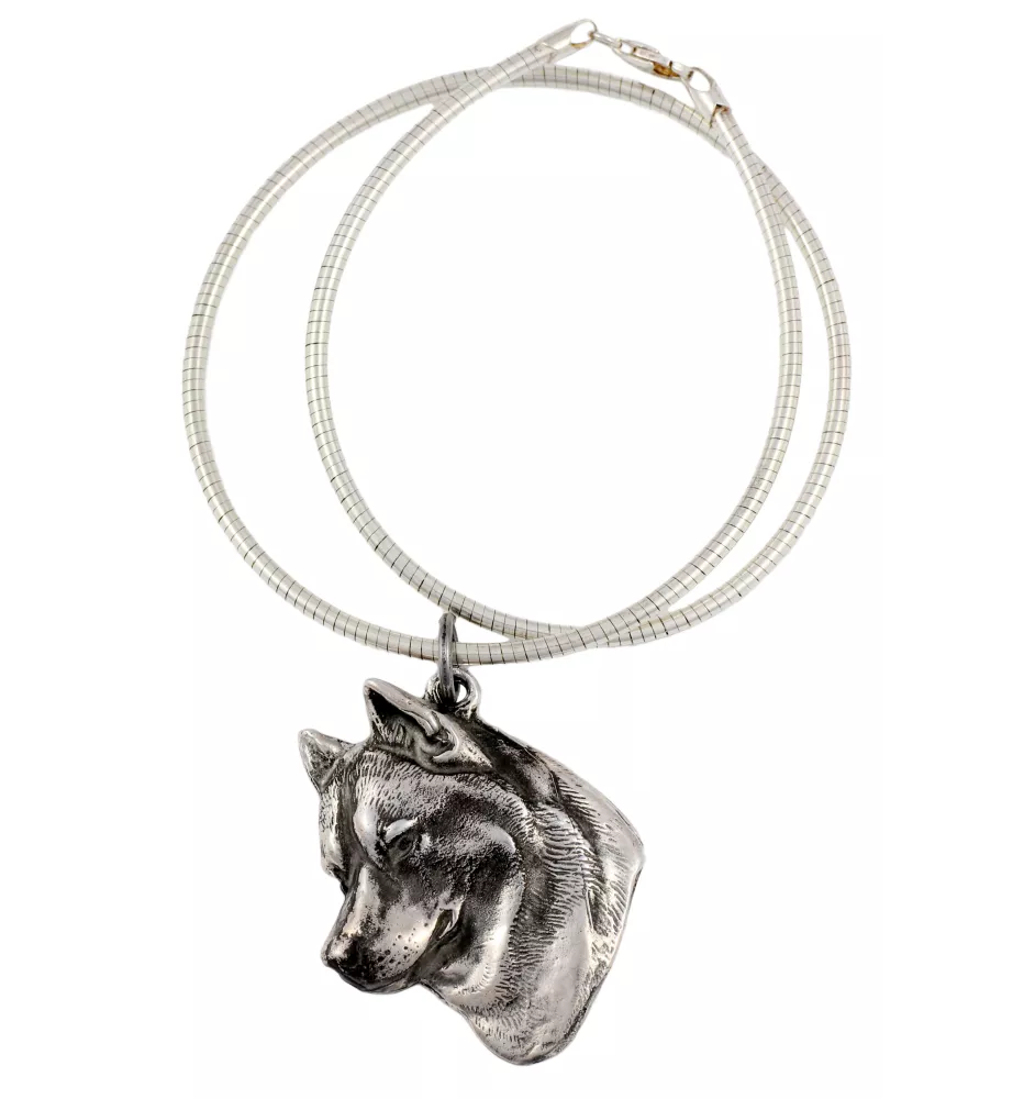 Siberian Husky - Hundehalsband, einzigartiger Schmuck für den Hundefan, einzigartiger Kreuzotter-Anhänger der Marke Art-Dog