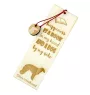 Silken Windhound - dog bookmark, personalized bookmark, dog gadget for Art-Dog brand readers
