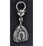 Shih Tzu, Chrysanthemum Dog I - Silver-plated key ring with a dog in a gift box, handbag decoration, backpack pendant by Art-Dog brand