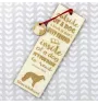 Silken Windhound - dog bookmark, personalized bookmark, gift for bookworm from Art-Dog brand