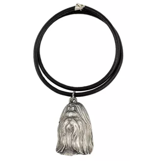 Shih Tzu - collier avec un chien, pendentif en plaqué argent pour les fans de chiens, bijoux uniques de la marque Art-Dog