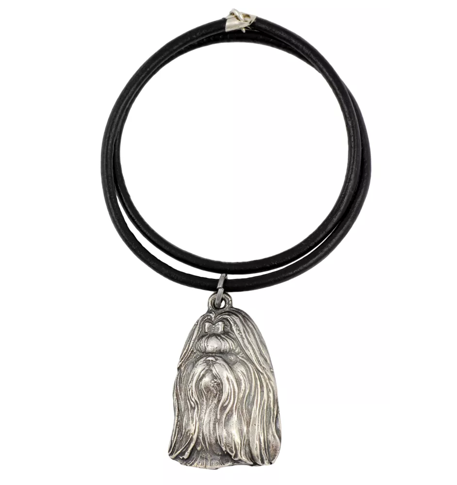 Shih Tzu - collier avec un chien, pendentif en plaqué argent pour les fans de chiens, bijoux uniques de la marque Art-Dog