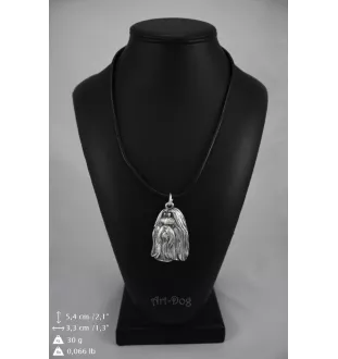 Shih Tzu - collier avec un chien, pendentif en plaqué argent pour les fans de chiens, bijoux uniques de la marque Art-Dog
