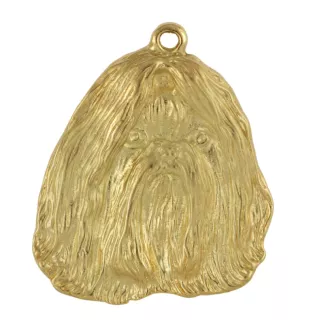 Shih Tzu I - Collier de chien dans une boîte cadeau, pendentif plaqué or pour les fans de chiens, bijoux remarquables par Art-Dog