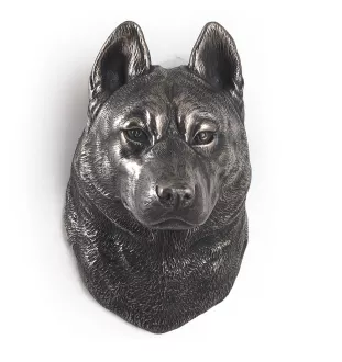 Siberian Husky, Chukcha - Dog statue, hanging bust, unique decoration for dog lover by Art-Dog brand