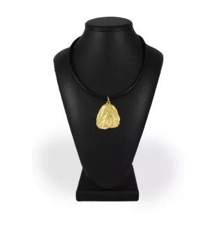 Shih Tzu, Chrysanthemum Dog I - Dog necklace, gold-plated pendant for dog fan, unique jewellery by Art-Dog brand