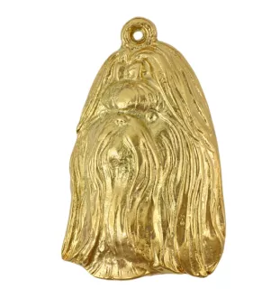 Shih Tzu, Chrysanthemum Dog - Dog necklace, gold-plated pendant for dog fan, unique jewellery by Art-Dog brand