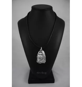 Shih Tzu, Chrysanthemum Dog - Dog necklace in gift box, silver-plated locket for dog fan, striking pendant by Art-Dog brand