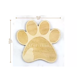 Shih Tzu, Chrysanthemum Dog - Mug coaster, engraved coaster with dog, gift for dog lover by Art-Dog brand