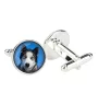 Siberian Husky, Chukcha - cufflinks, a shirt accessory, a shirt pendant from the Art-Dog brand