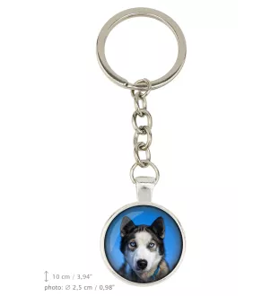 Siberian Husky - Schlüsselanhänger mit Ihrem Foto, Schlüsselanhänger, Taschenanhänger der Marke Art-Dog