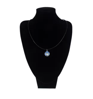 Siberian Husky, Chukcha - necklace pendant with your photo, handmade, handcrafted jewelry by Art-Dog brand