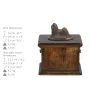 Shih Tzu urna ze statuetką drewniana Art-Dog
