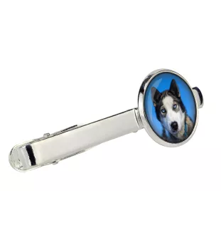 Husky de Sibérie, Husky sibérien - Boutons de manchette et cravate avec votre photo, accessoire de costume, bijoux pour hommes de la marque Art-Dog.