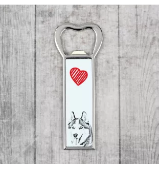 Siberian Husky - Flaschenöffner mit Hund, personalisierter Flaschenöffner für den Kühlschrank, ein einzigartiges Geschenk für Männer von der Marke Art-Dog