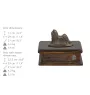 Shih Tzu I - urne pour cendres de chien, urne personnalisée avec une statuette, urne en bois avec un chien de la marque Art-Dog