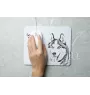 Husky syberyjski podkładka pod mysz z psem Art-Dog