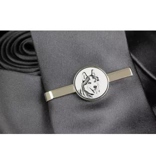 Siberian Husky - Krawattenklammer mit Hund, personalisierter Krawattenclip, einzigartiges Geschenk für Männer von der Marke Art-Dog