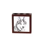 Siberian Husky, Chukcha - pen holder with a dog, desk organizer with a print, personalized desk decoration from the Art-Dog brand.