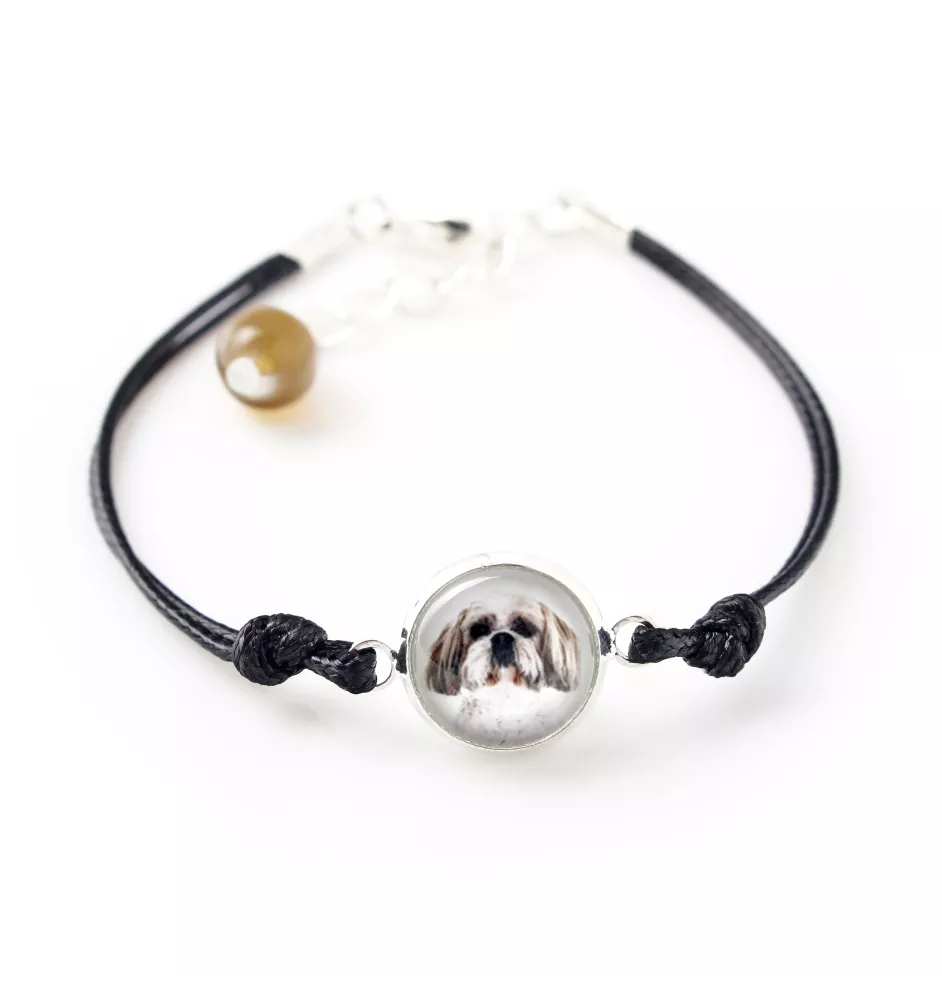Shih Tzu, Chrysanthemum Dog - bracelet with your photo handmade, unique jewelry from the Art-Dog brand