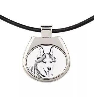 Siberian Husky - Halskette mit Hund, personalisierter Anhänger mit Foto, einzigartige Halskette für Frauen und Männer von der Marke Art-Dog