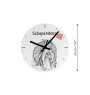 Siberian Husky - Wanduhr mit Hund, Regal Uhr mit Druck, personalisierte Hausdekoration von Art-Dog.